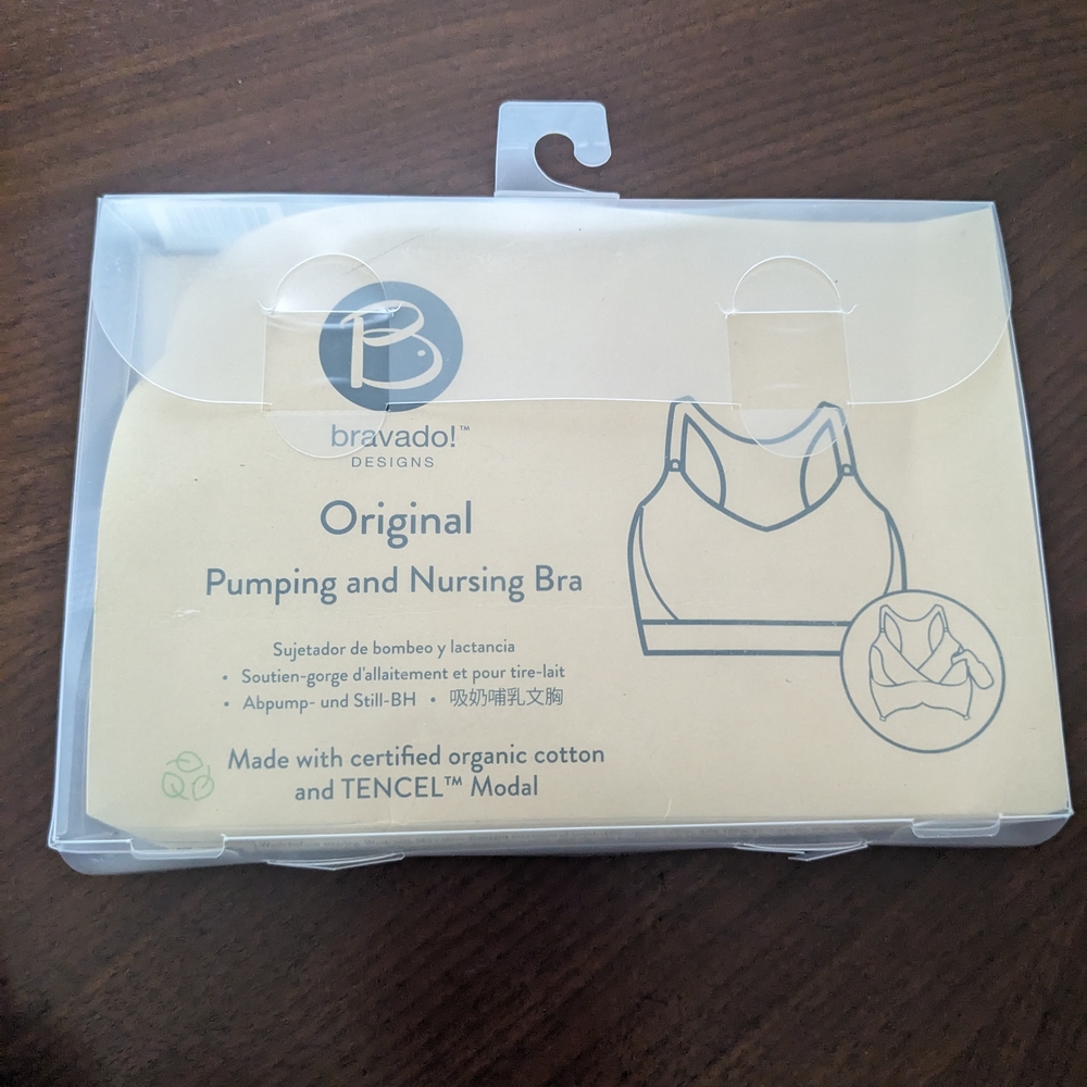 Bravado Gray and White Nursing Bra Intimates & Sleepwear